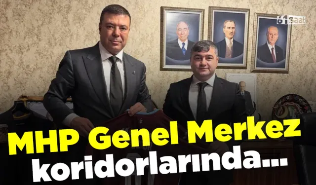 MHP Genel Merkez koridorlarında...