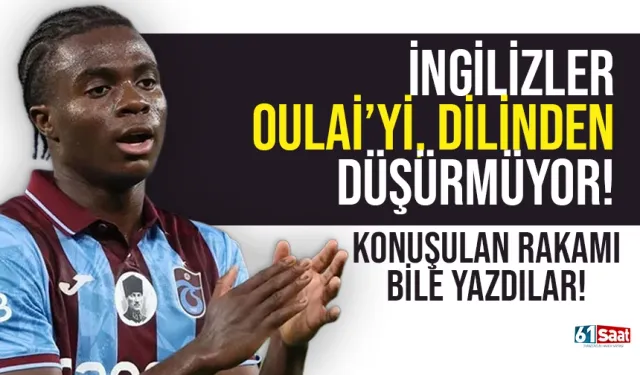 Trabzonsporlu Oulai, İngiliz basının manşetlerini süslemeye devam ediyor...