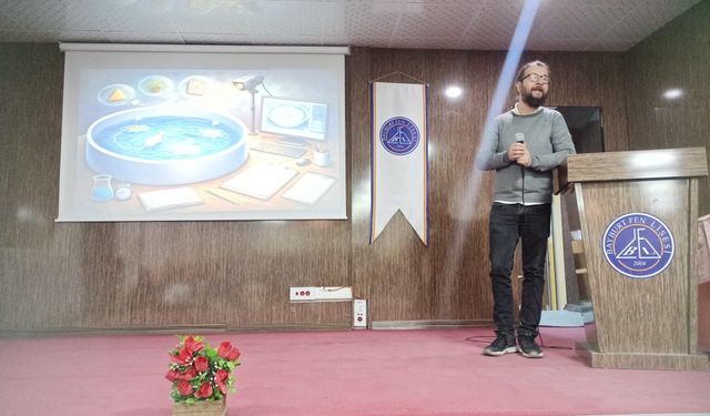 Bayburt'ta öğrencilere bilinçsiz takviye kullanımının riskleri anlatıldı