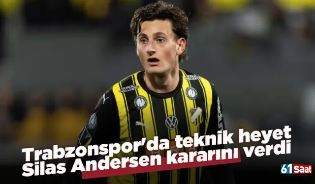 Trabzonspor'da teknik heyet Silas Andersen kararını verdi