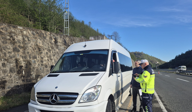 Of'ta öğrenci servisleri denetlendi!