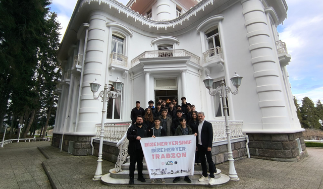 Trabzon'da lise öğrencileri tarih dersini tarihi mekanlarda öğreniyor!