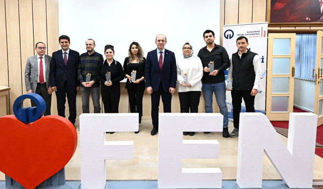 Trabzon'da akademisyenlere patent ve proje ödülü...