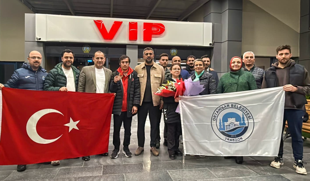 Milli atıcı Buğra Selimzade, İspanya'dan Trabzon'a madalya ile döndü...