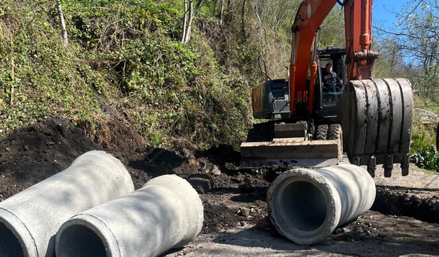 Trabzon'da ilçe belediyesinden yoğun mesai