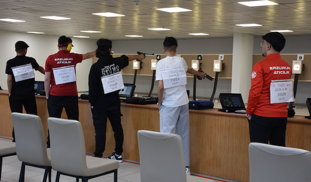 Trabzon'da Havalı Silahlar 2. Grup Bölge Müsabakası sürüyor