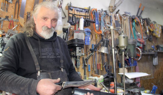 40 yaşında çırak oldu, Giresun'un bıçak mirasını yaşatıyor