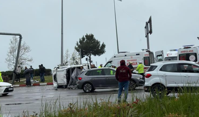Giresun'da trafik kazası! 4 yaralı...