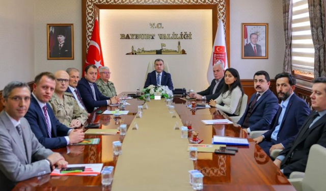 Bayburt’ta okul güvenliği için alınan tedbirler değerlendirildi