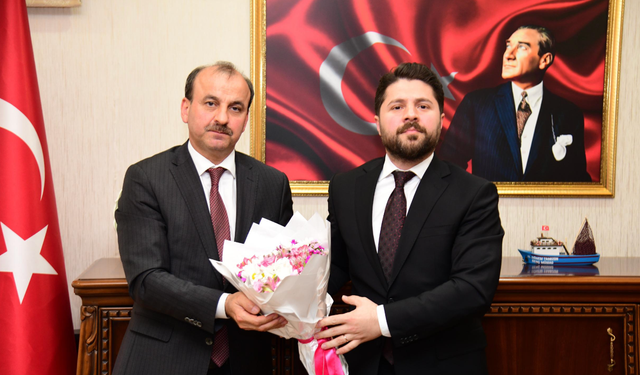 Başkan Kalkışım'dan İl Emniyet Müdürü Hasan Uygun'a ziyaret...