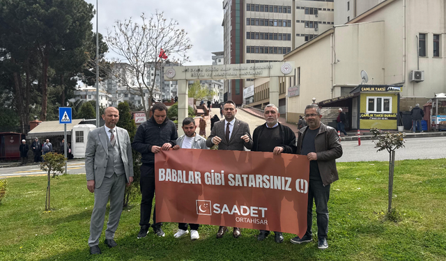 Saadet Partisi Trabzon'dan hastaneler üzerinden sert çıkış!