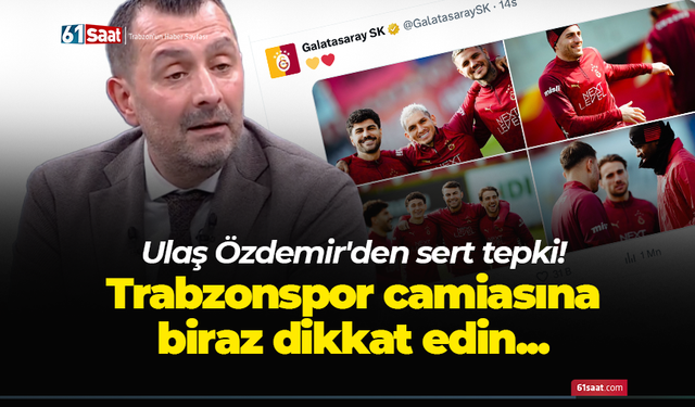 Ulaş Özdemir'den sert tepki! Trabzonspor camiasına biraz dikkat edin...
