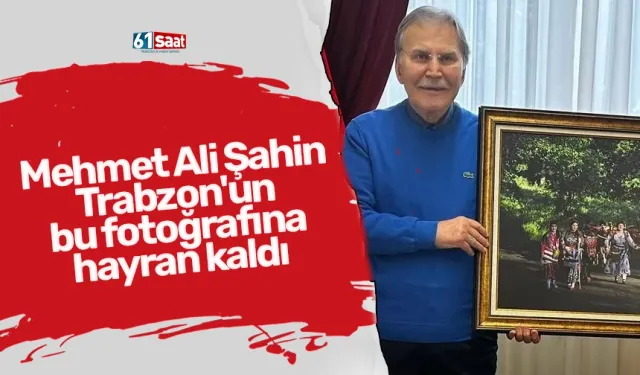 Mehmet Ali Şahin, Trabzon'un bu fotoğrafına hayran kaldı