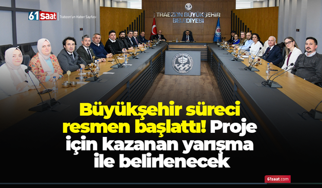 Büyükşehir süreci resmen başlattı! Proje için kazanan yarışma ile belirlenecek
