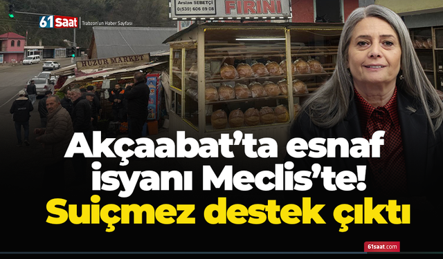 Akçaabat’ta esnaf isyanı Meclis’te! Suiçmez destek çıktı