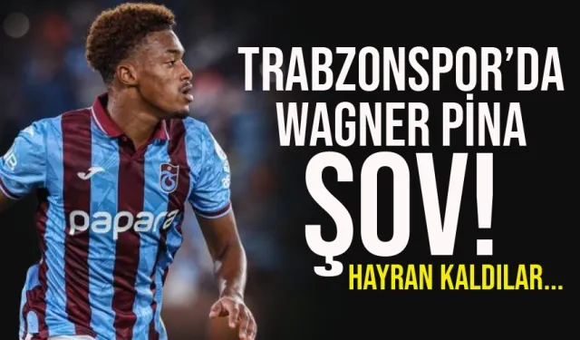 Trabzonspor'da Wagner Pina şov...