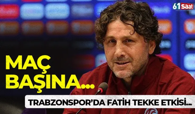 Trabzonspor'da Fatih Tekke etkisi! Maç başına puan ortalamasında...