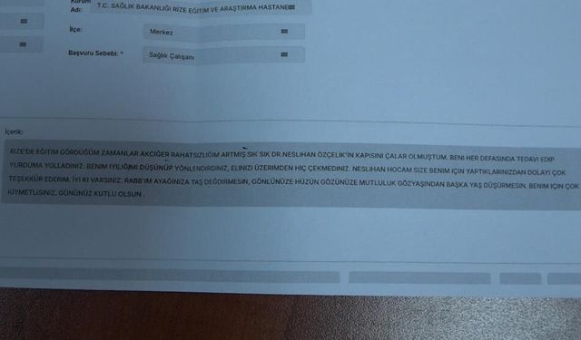 Bölgemizde örnek davranış! Cimer üzerinden teşekkür etti...