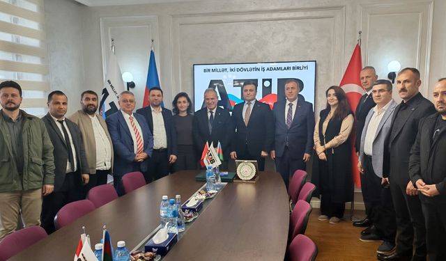 Trabzon heyeti Azerbaycan iş dünyası ile buluştu!