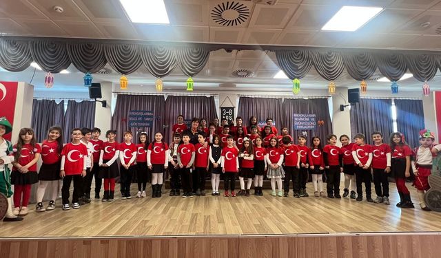 Perdede nezaket mesajı: 3-B sınıfından anlamlı etkinlik