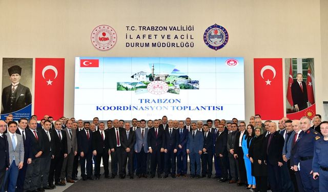 AFAD'dan koordinasyon toplantısı...