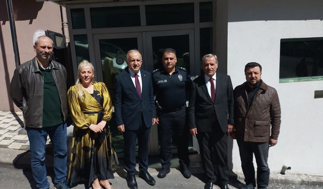 Taksim Karakolu'na polis haftası dolayısıyla ziyaret!