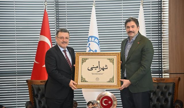 Başkan Genç'ten Uslu'ya ziyaret!