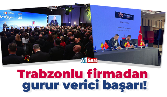 Trabzonlu firmadan gurur verici başarı!