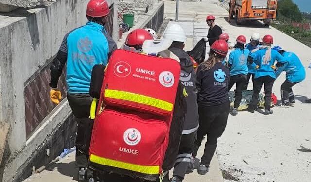 UMKE’den Trabzon’da deprem tatbikatı
