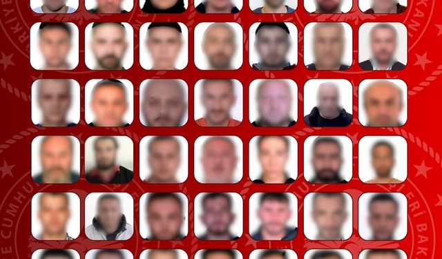 Kırmızı bültenle aranan 27, ulusal seviyede aranan 21 suçlu ülkeye getirildi