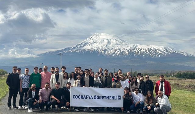 Geleceğin coğrafya öğretmenlerinden Kuzeydoğu Anadolu’da saha araştırması