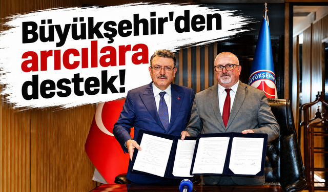 Büyükşehir'den  arıcılara destek!