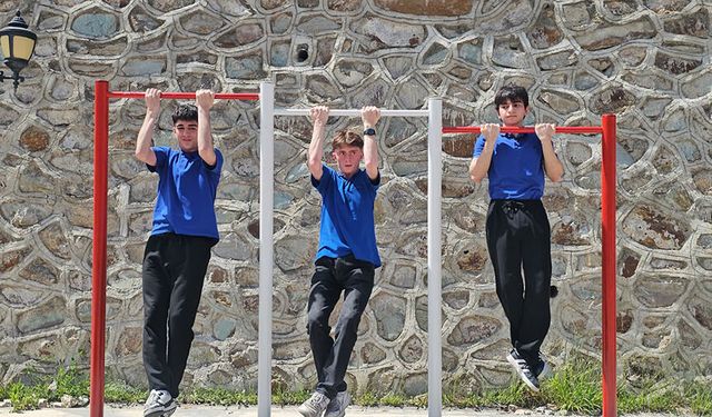 Öğrencilerin fiziksel gelişimine ‘barfiks sistemi’ desteği