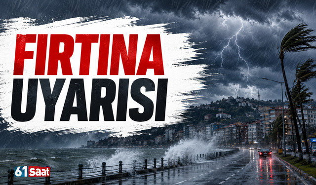 Trabzon, Rize, Giresun ve Artvin için kuvvetli sağanak uyarısı.