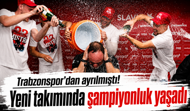 Trabzonspor'dan ayrılmıştı! Yeni takımında şampiyonluk yaşadı
