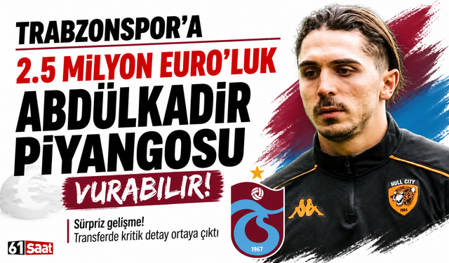 Trabzonspor'a 2.5 milyon Euro'luk Abdülkadir piyangosu vurabilir