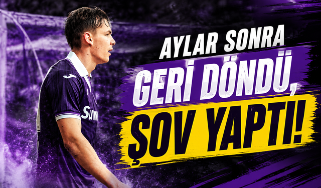 Aylar sonra geri döndü, şov yaptı!
