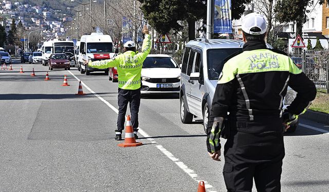 Ordu’da bir haftada 20 binden fazla araç ve sürücüsü denetlendi