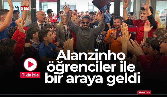 Alanzinho öğrenciler ile bir araya geldi
