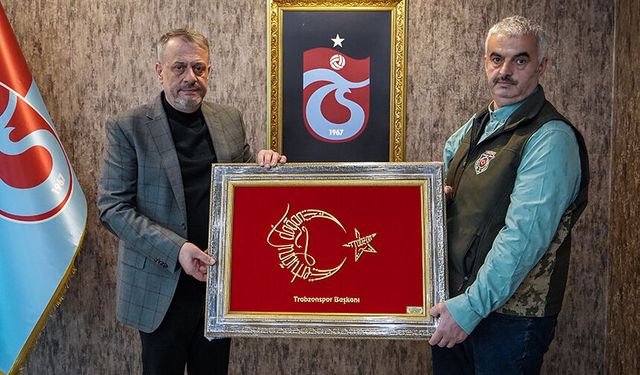 Türkiye Harp Malulü Gaziler, Şehit Dul ve Yetimleri Derneği'nden Trabzonspor Kulübüne Ziyaret