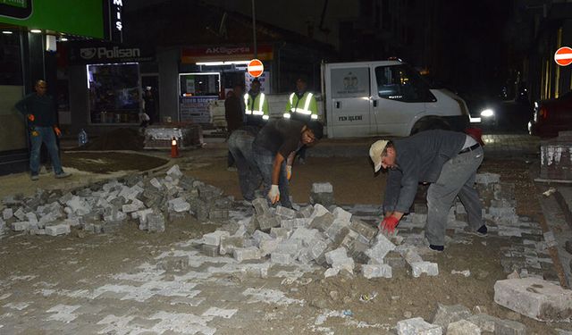 Selde zarar gören yollarda bakım ve onarım çalışması başlatıldı