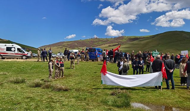 Ordu'da maden sahasındaki sondaj çalışmalarına yönelik bilirkişi keşif yaptı
