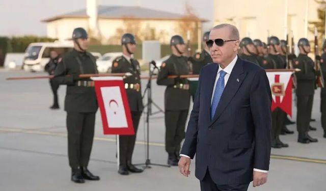 Cumhurbaşkanı Erdoğan, Cezayir Cumhurbaşkanı Tebbun'u karşıladı