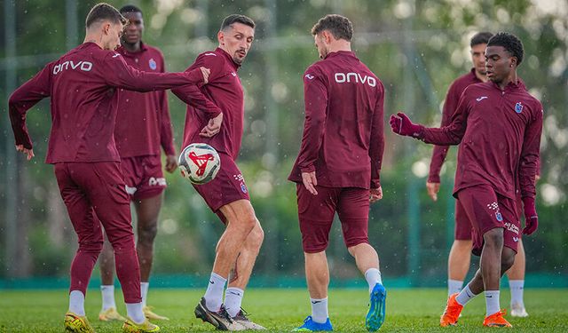 Trabzonspor, Konyaspor maçı hazırlıklarını sürdürdü