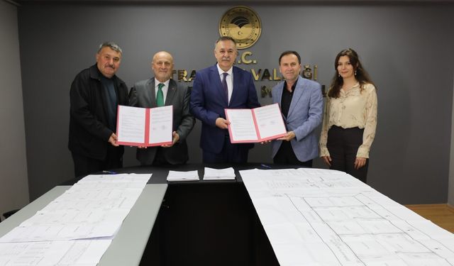 Çarşıbaşı’nda balık satış noktaları için protokol imzalandı
