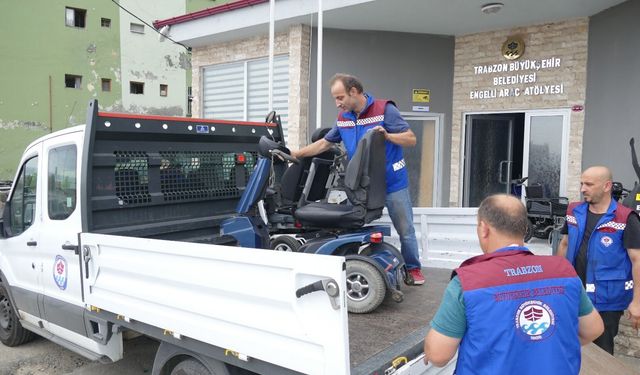 Trabzon Büyükşehir’den özel bireylere dev destek: Ücretsiz yapılıyordu, yedek parça alınacak...