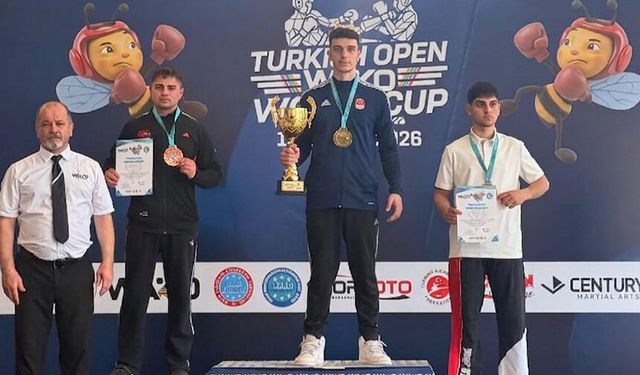 Trabzonlu Kerem Talha Holoğlu’ndan dünya kupasında çifte zafer