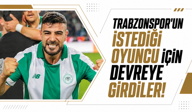 Trabzonspor'un istediği oyuncu için devreye girdiler!
