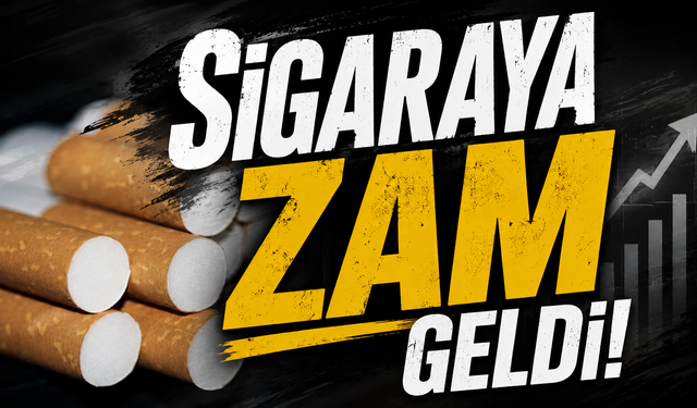 Sigaraya zam geldi!
