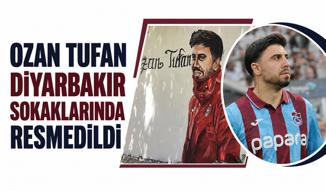 Ozan Tufan Diyarbakır sokaklarında resmedildi